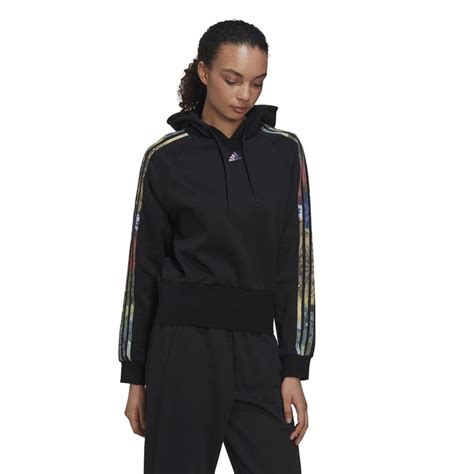 adidas hoodie zwart dames|Adidas women's sweatshirts.